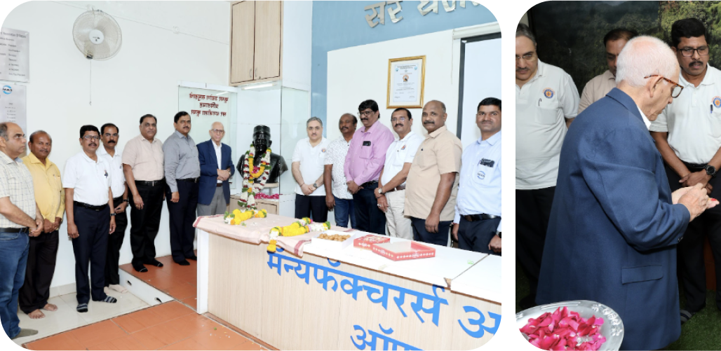 Sir D B Cooper Birth anniversary celebrations on 2nd January 2024 at Cooper Corp. Nariman House,Satara.